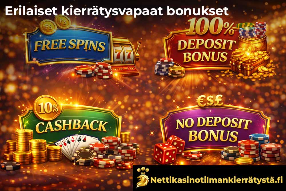 Erilaisia kierrätysvapaita bonuksia